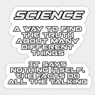 Science Finds Truth Sticker